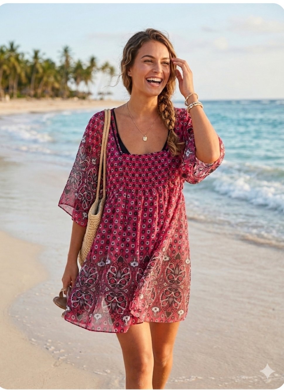  Sublime Tunique / Robe de Plage Transparente – Style Bohème Chic