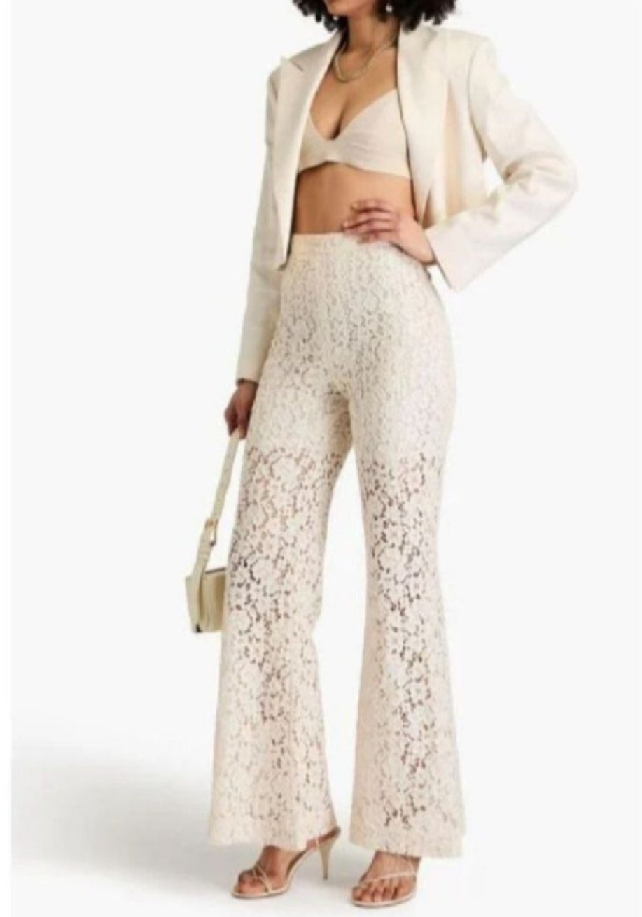 Pantalon crochet beige Soirée/ Plage