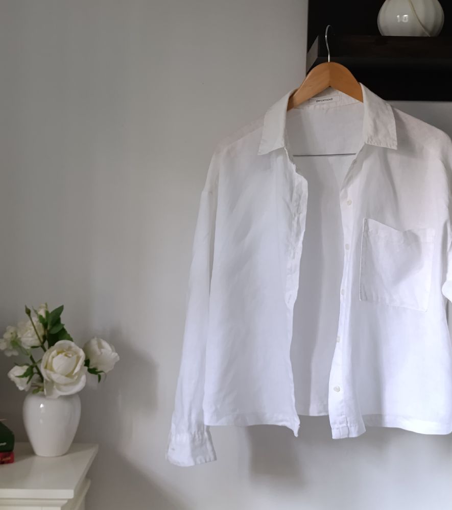 PROMOD Chemisier CROPPED  OVERSIZE en Lin