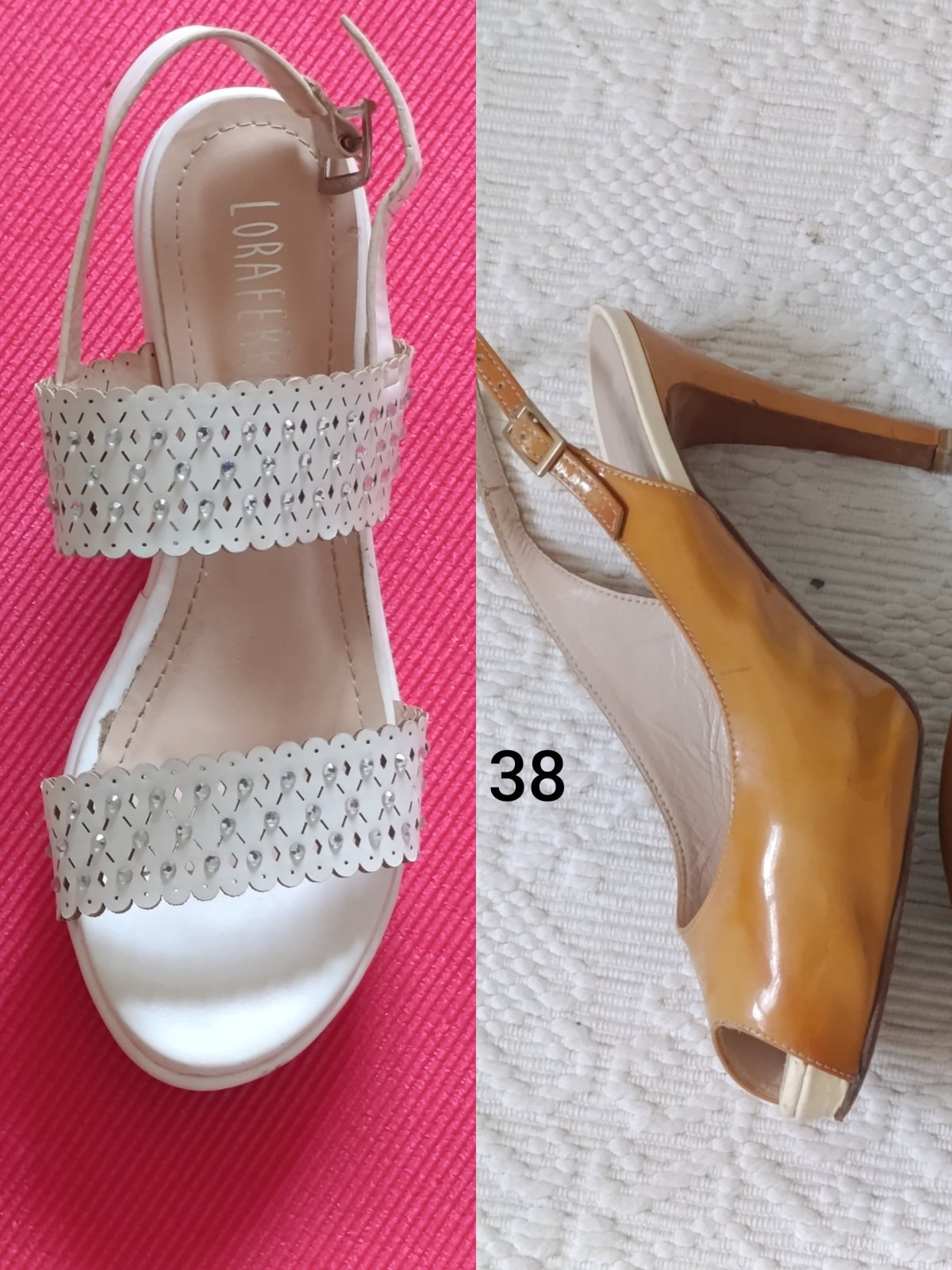 Lot 2 chaussures pointure 38 soldés 