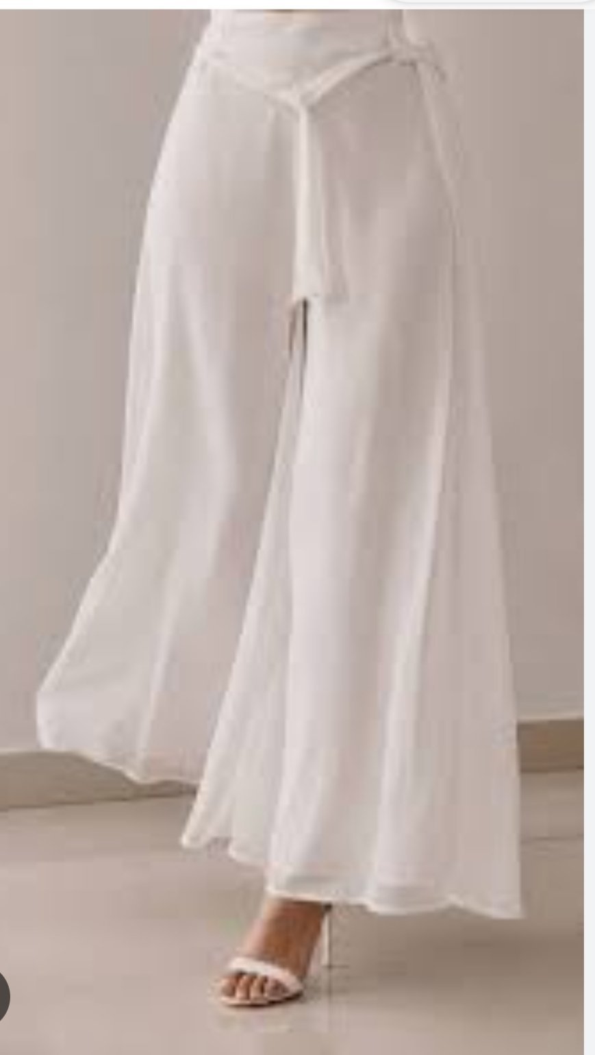 Pantalon Palazzo fluide en viscose 