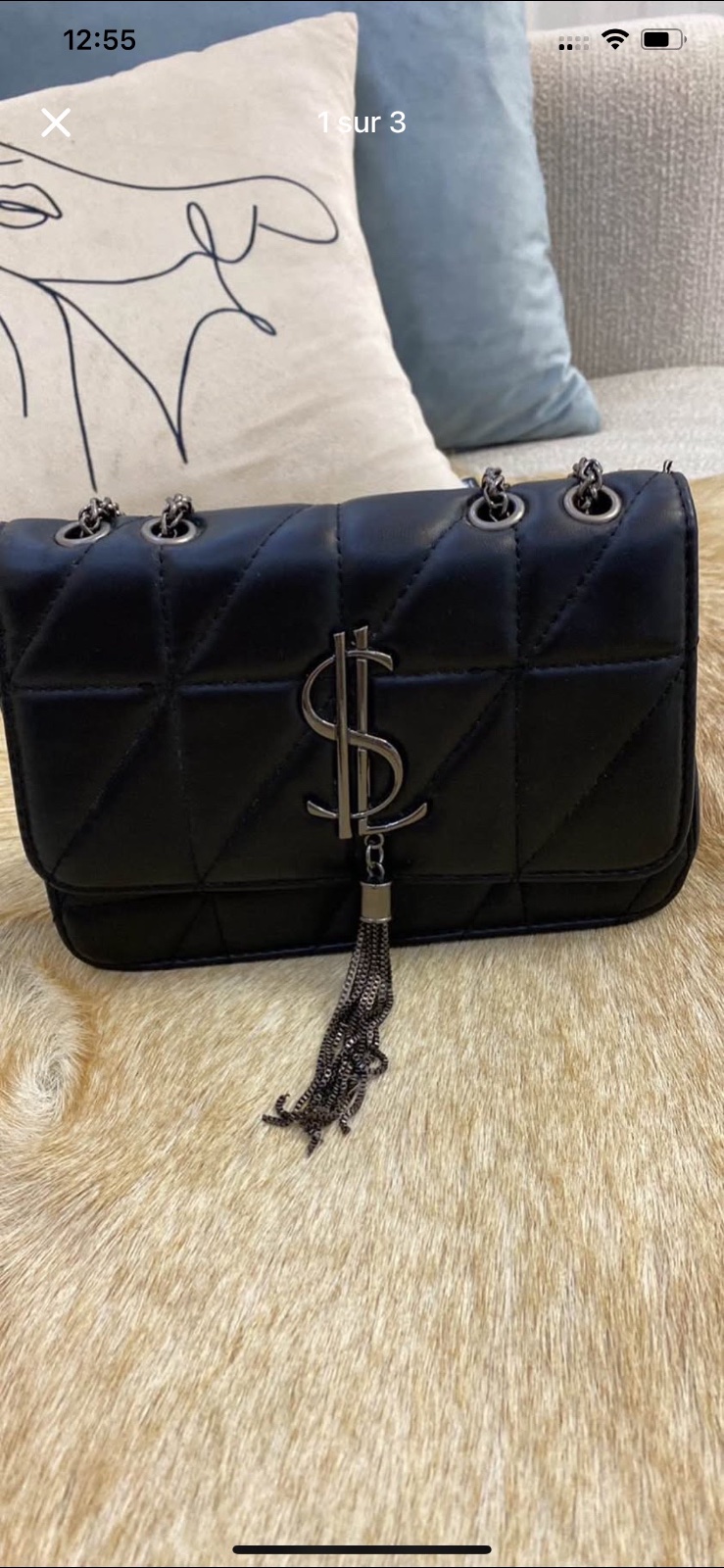 Sac a bandouliere noir