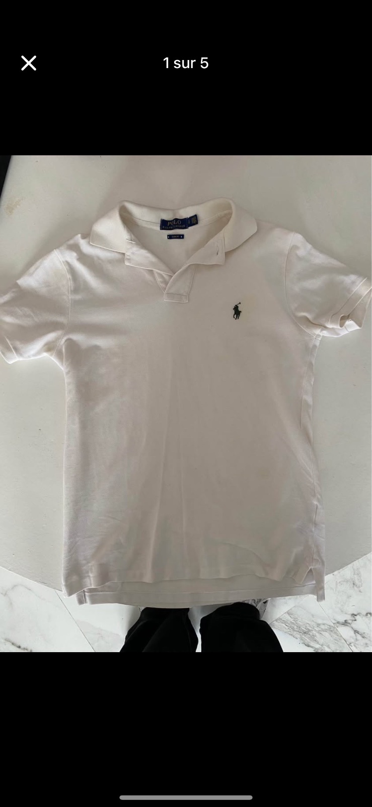 Polo blanc 