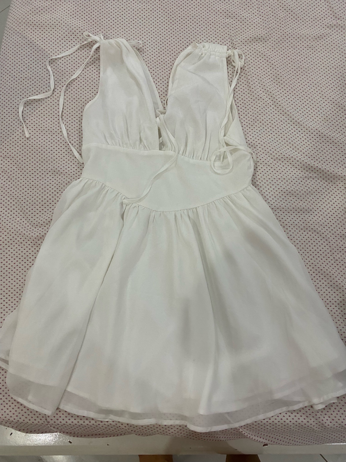 Robe blanche shein
