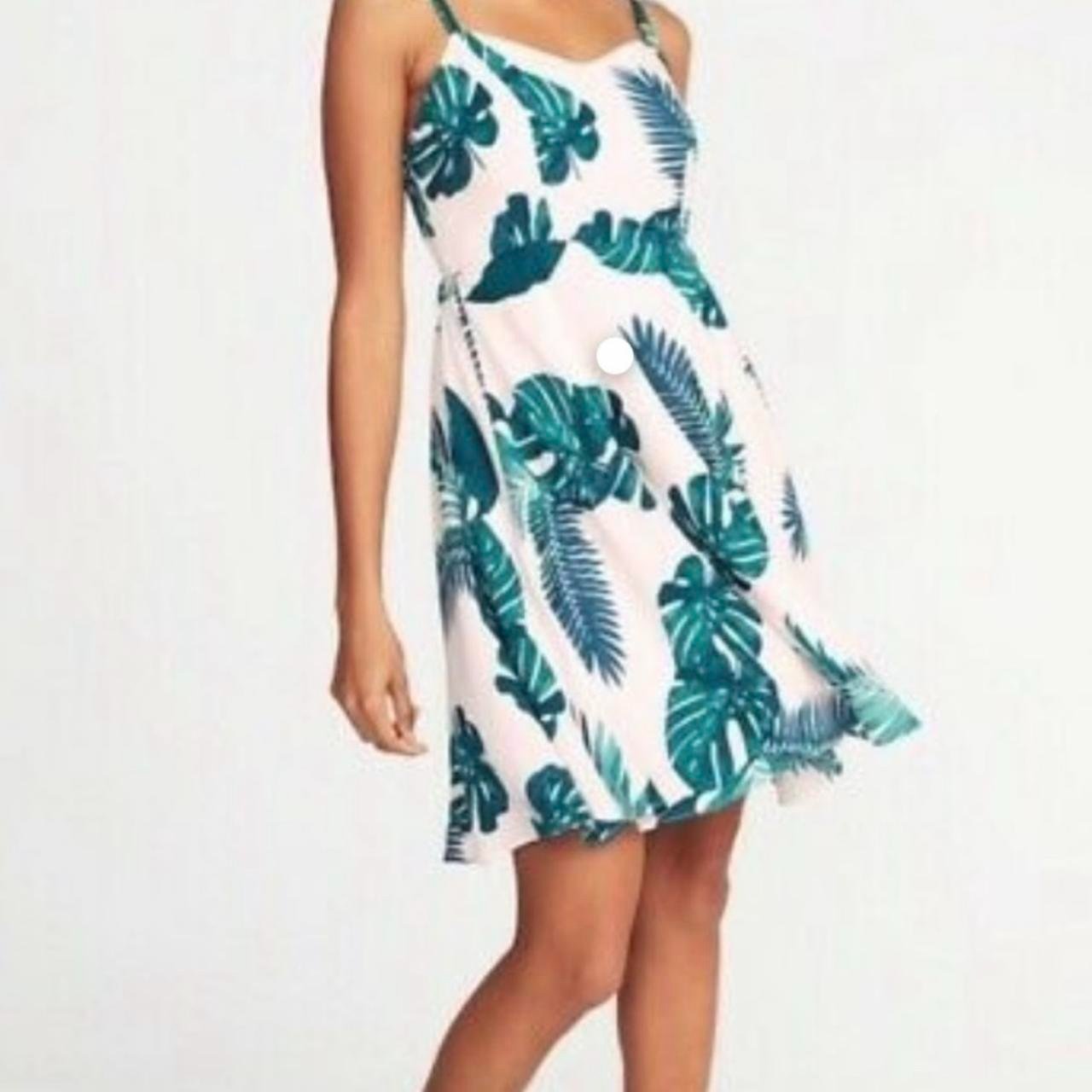 Old navy pink palm dress