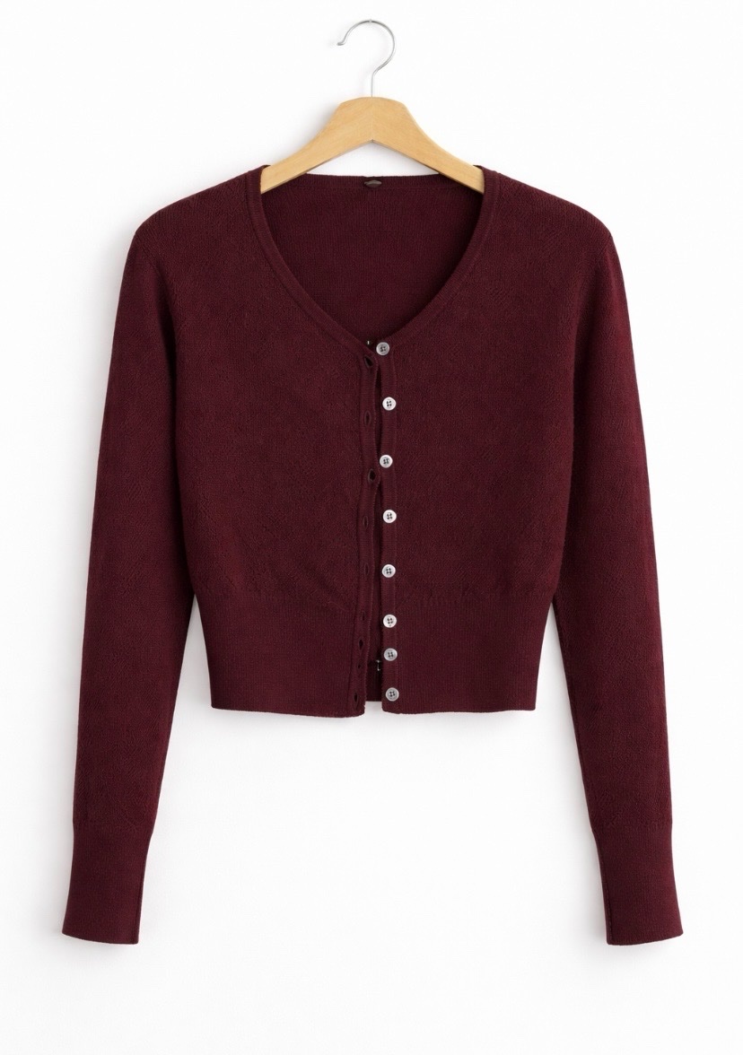 Cardigan burgundy -taille M/L