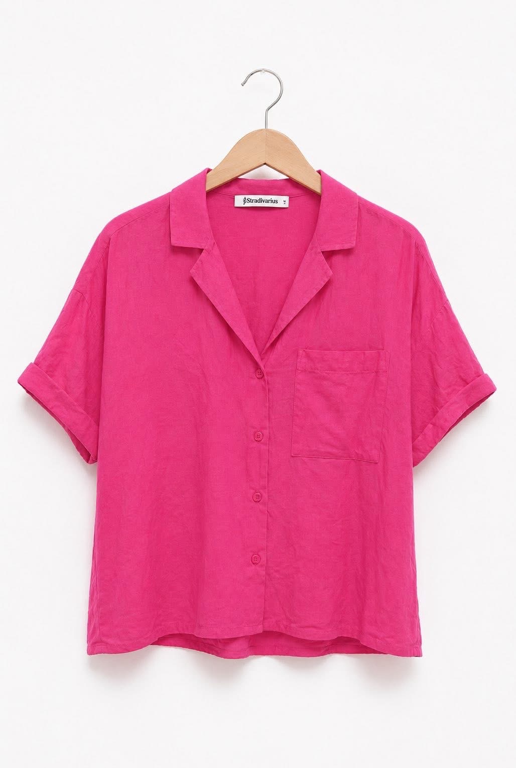 Chemise Stradivarius Rose Fuchsia  - Taille S/M