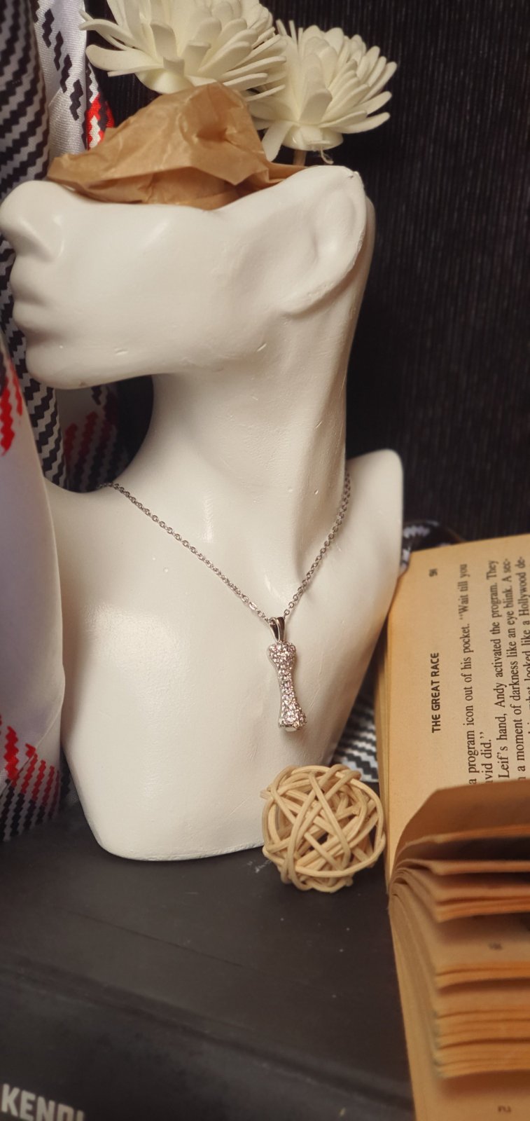 Collier argent
