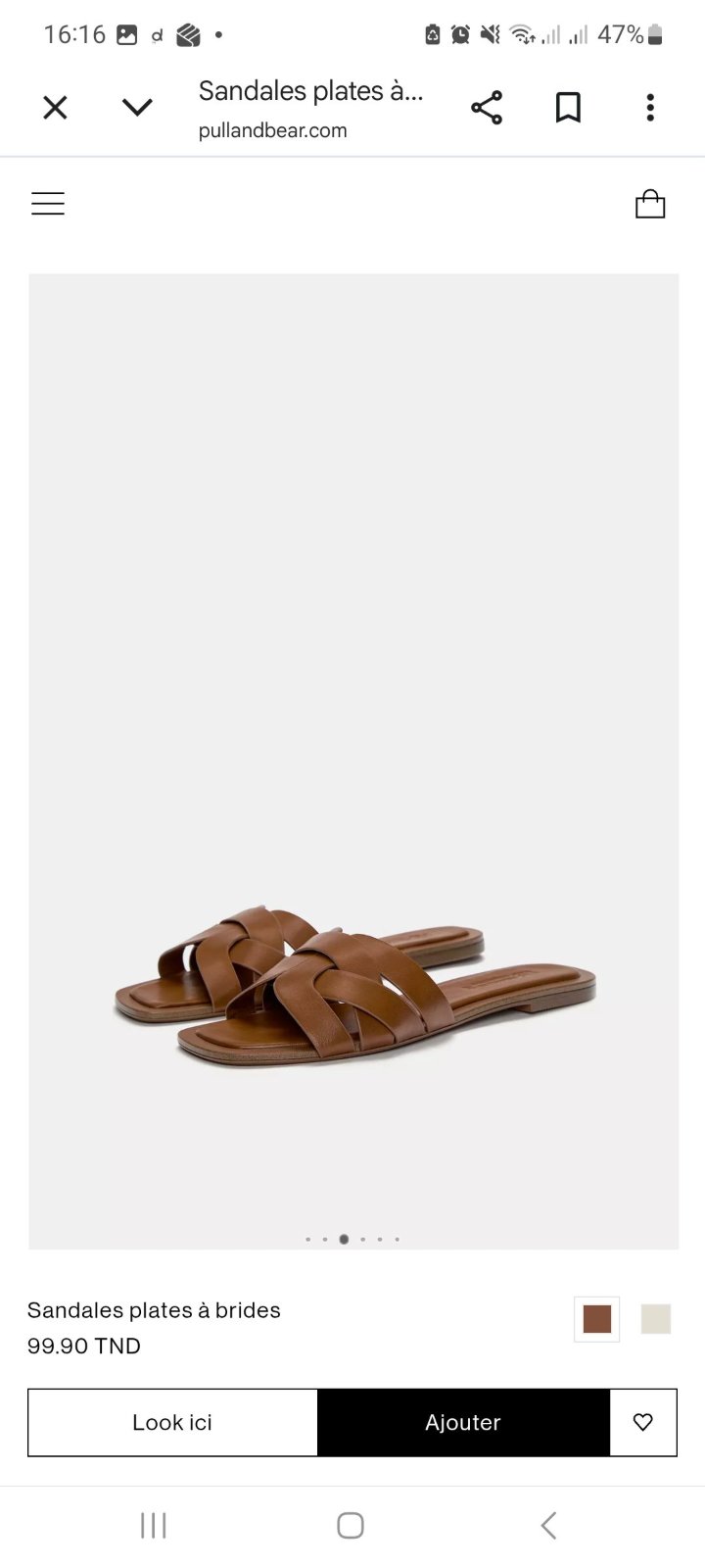 Mules neuves Pull and bear