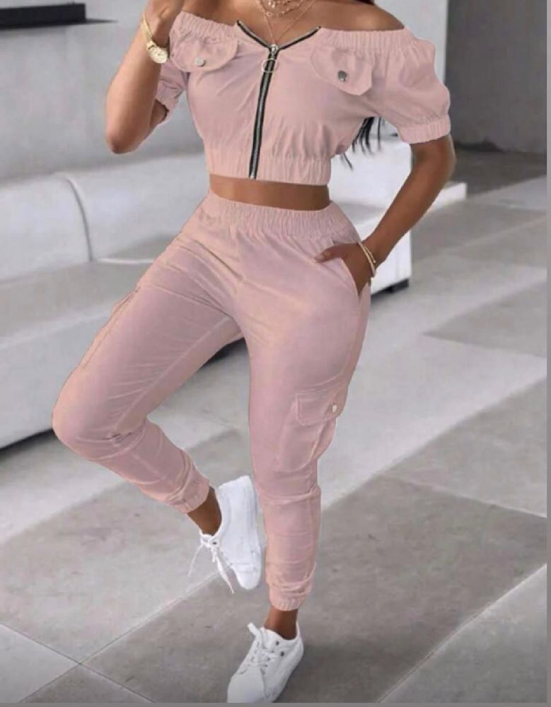 Ensemble nude rose poudré