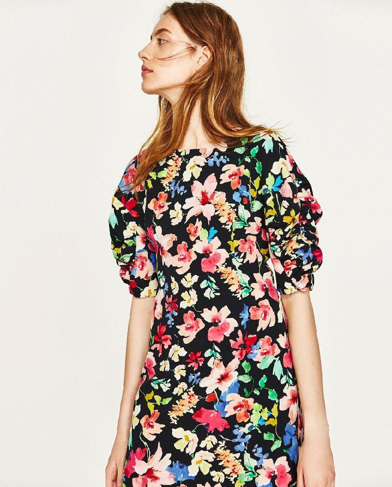 Mini robe florale Zara