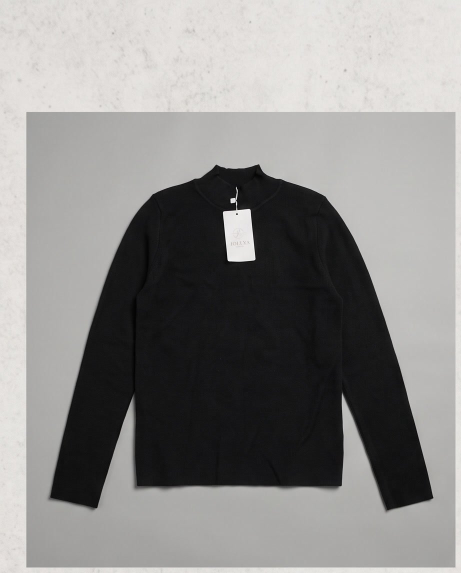 Pull noir basique 