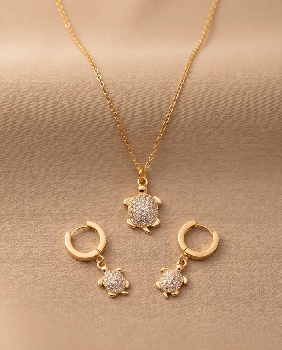 Collier et boucles d'oreilles 