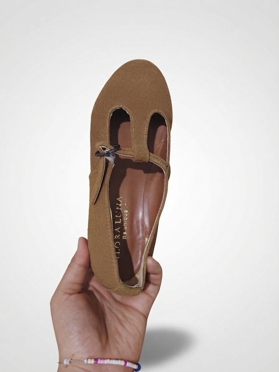 Ballerine camel 