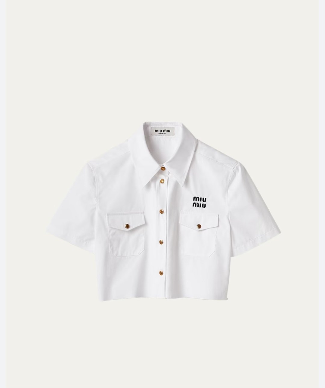 Chemise blanche MIU MIU