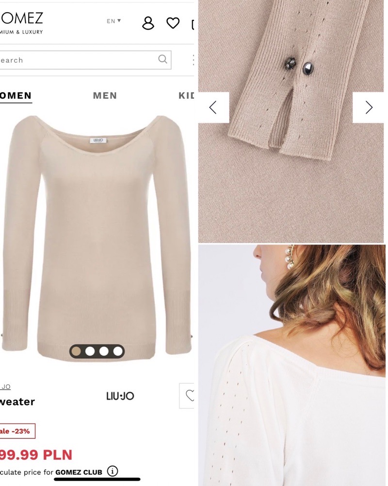 Pull LIU.JO blanc 