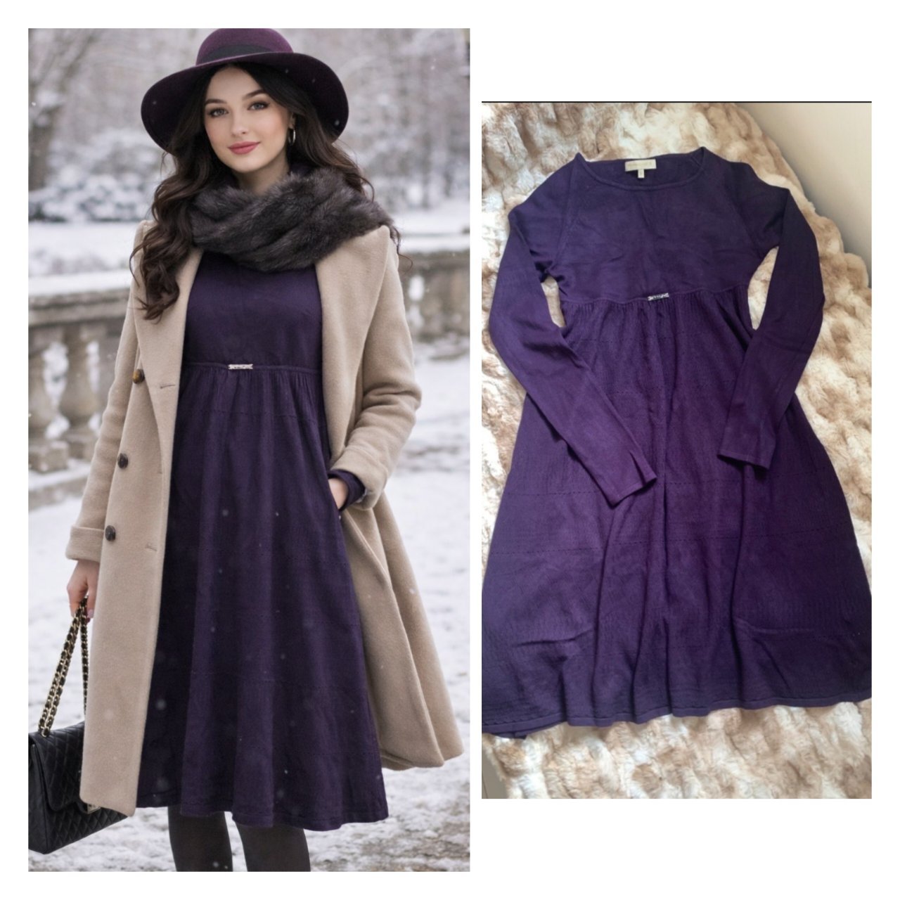 Robe manches longues 