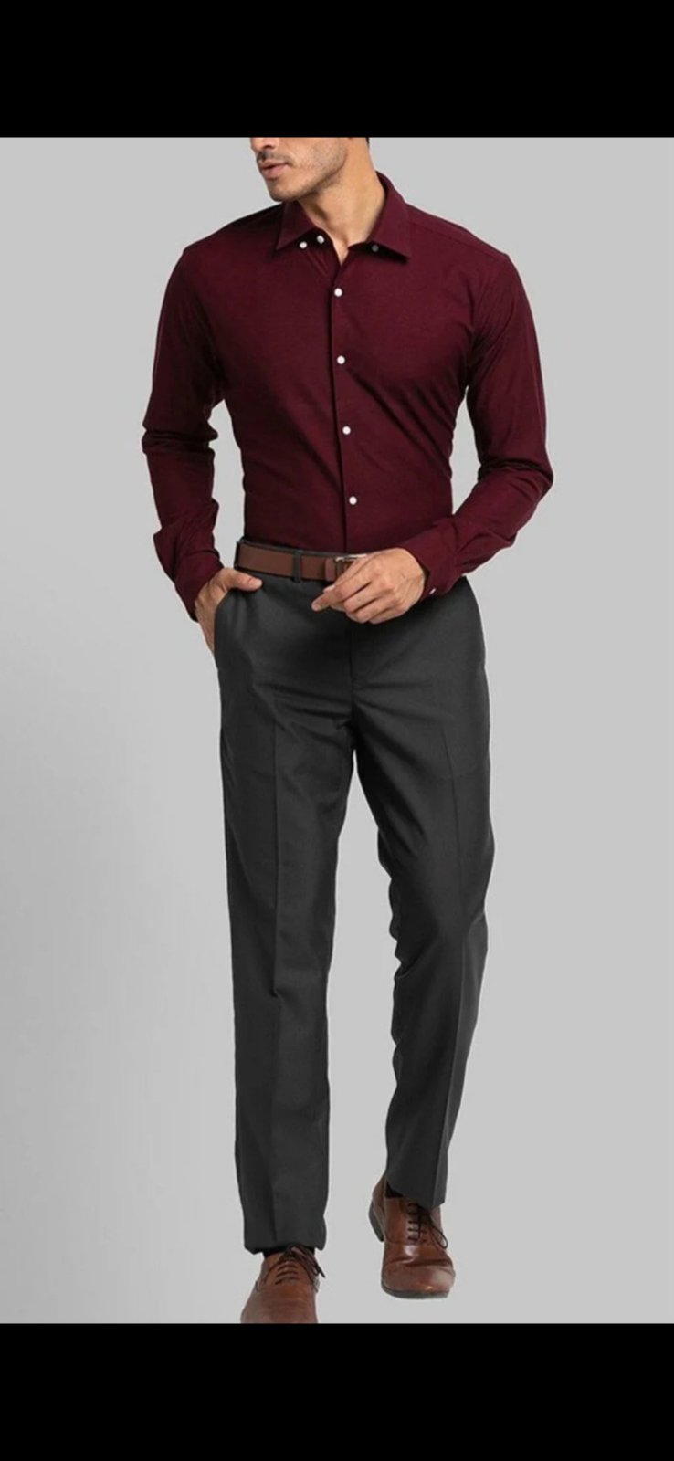 Chemise homme 100%coton