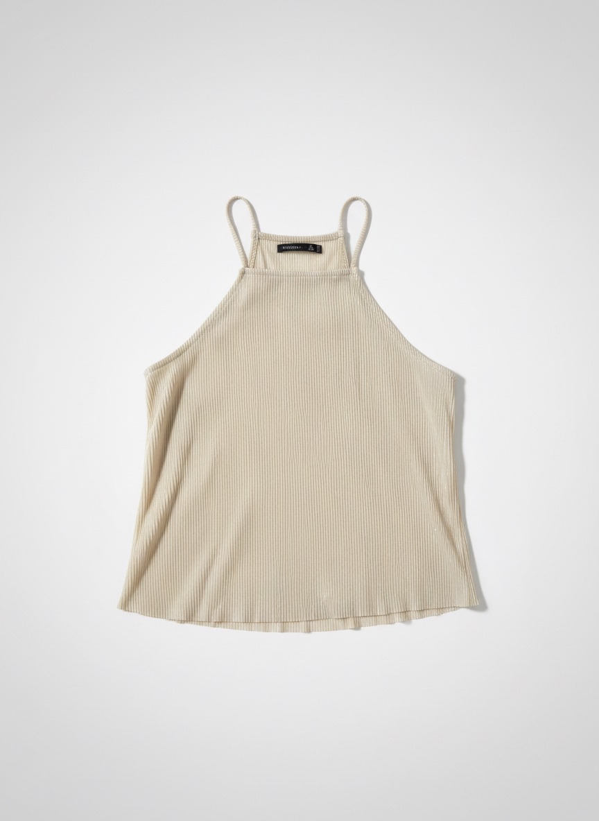 ✨ Débardeur côtelé Bershka – Élégance minimaliste ✨