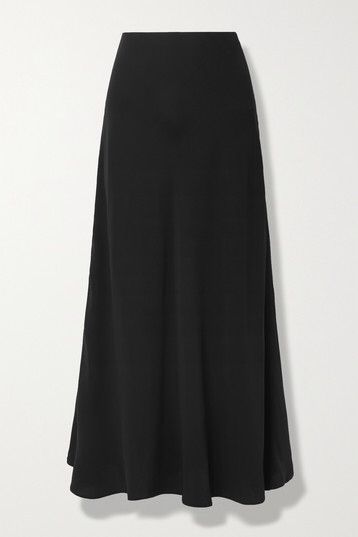 Jupe noir en voile longue 