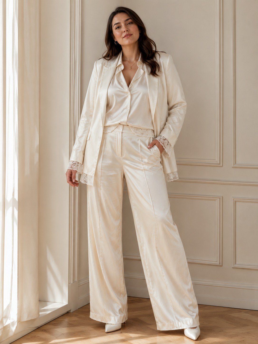  Ensemble Neuf en blanc cassé 🌕 