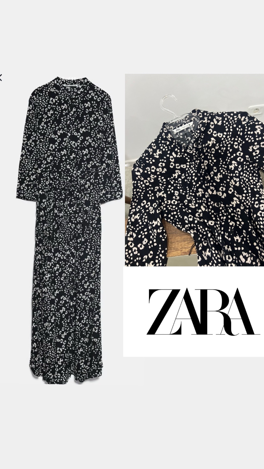 Robe Zara 100% viscose