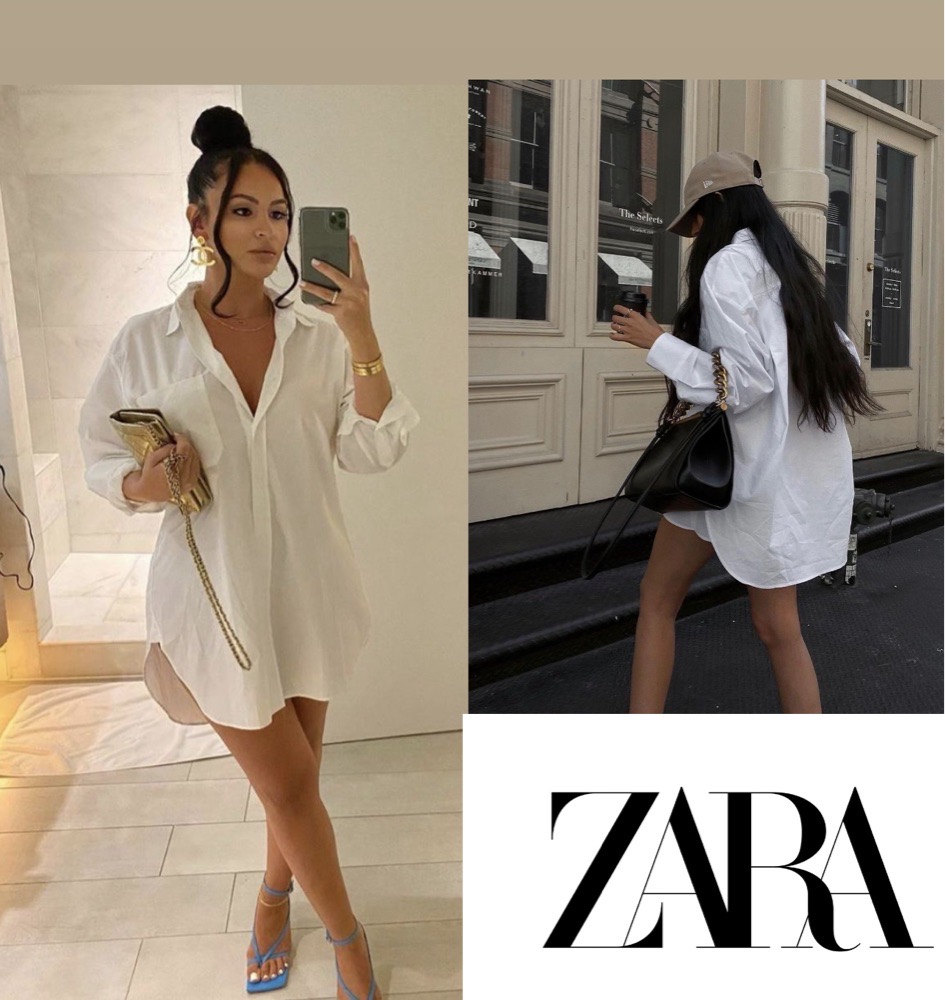 Robe chemise Zara 100% cotton