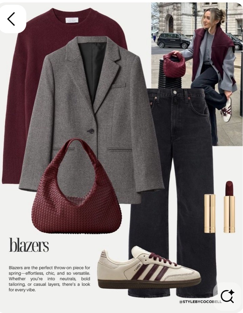 Grey Blazer H&M
