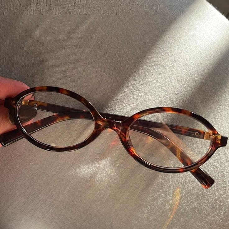 Lunettes vintage marron écaille