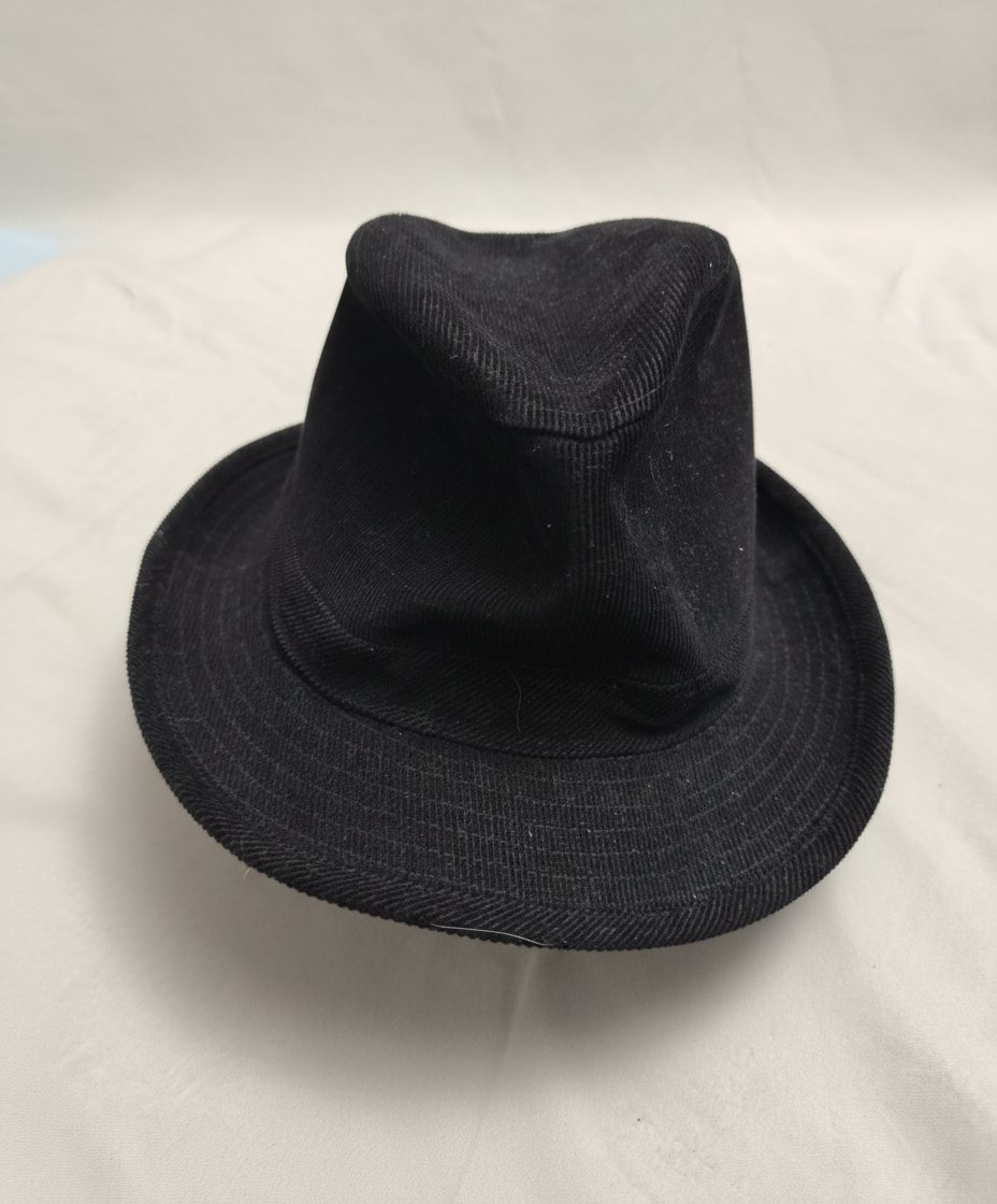 Chapeau en velours côtelé (قطيفة) noir homme - femme