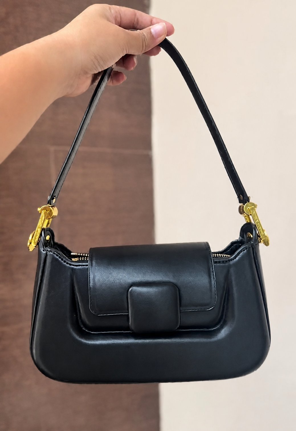 Sac en simili cuir noirneuf