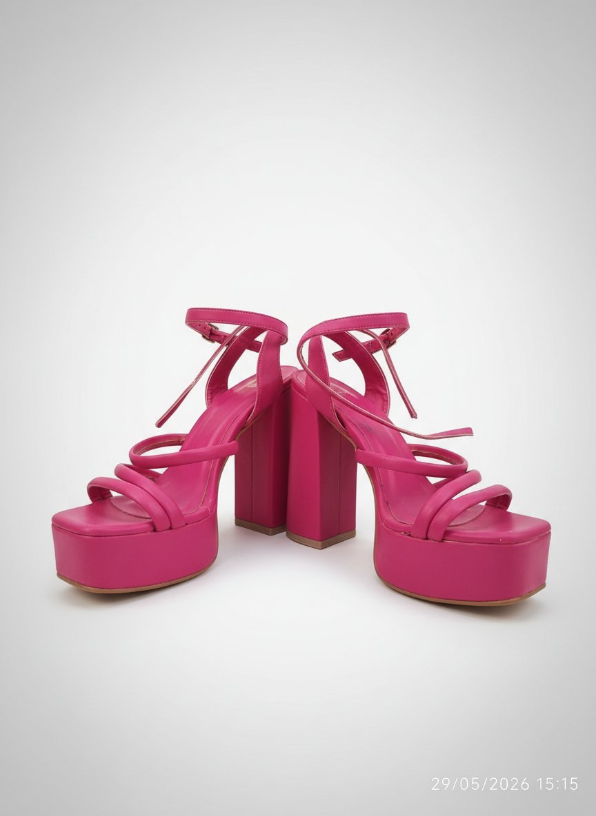 Sandales rose fuchsia de la marque Talent