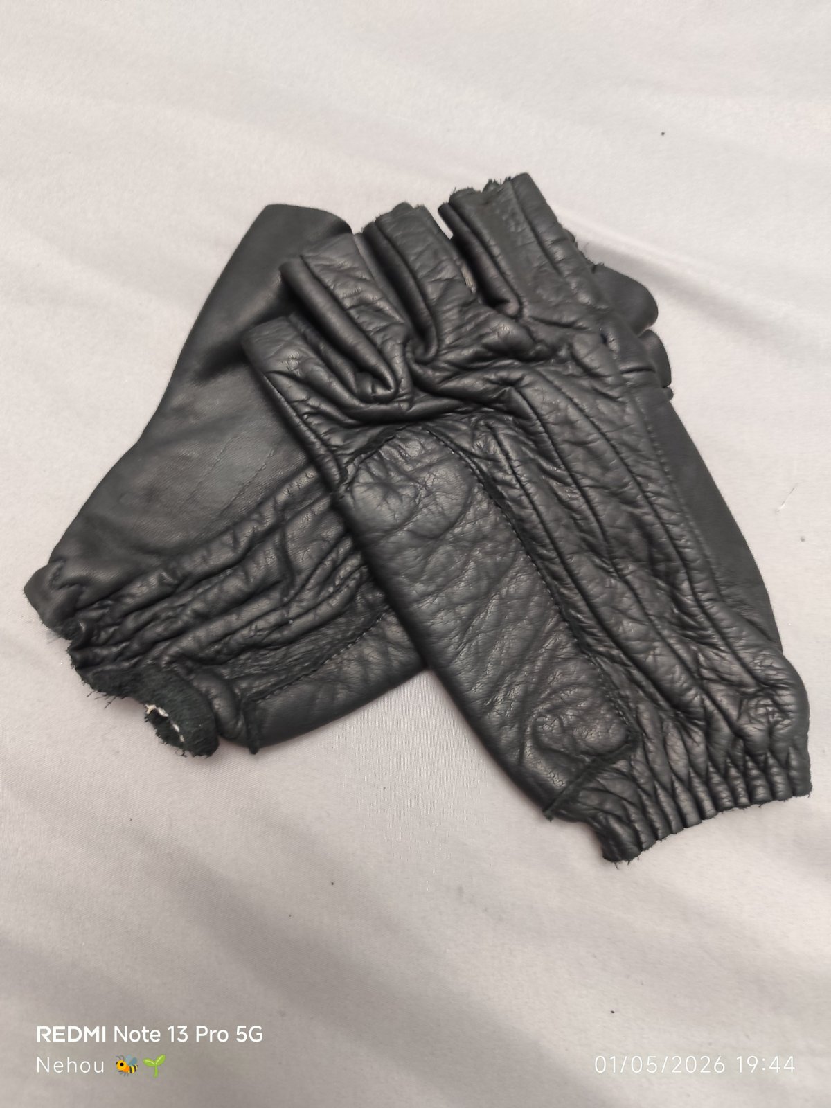 Gants à Moto en cuir véritable 