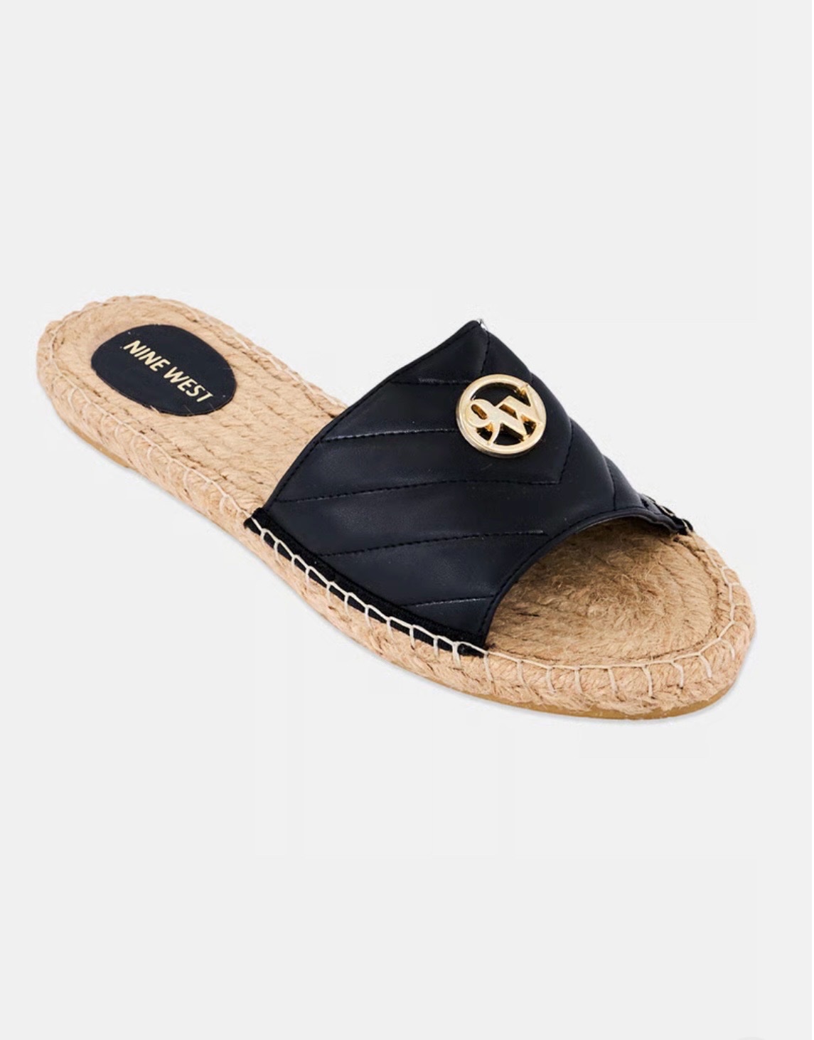Mules espadrilles Nine West noires