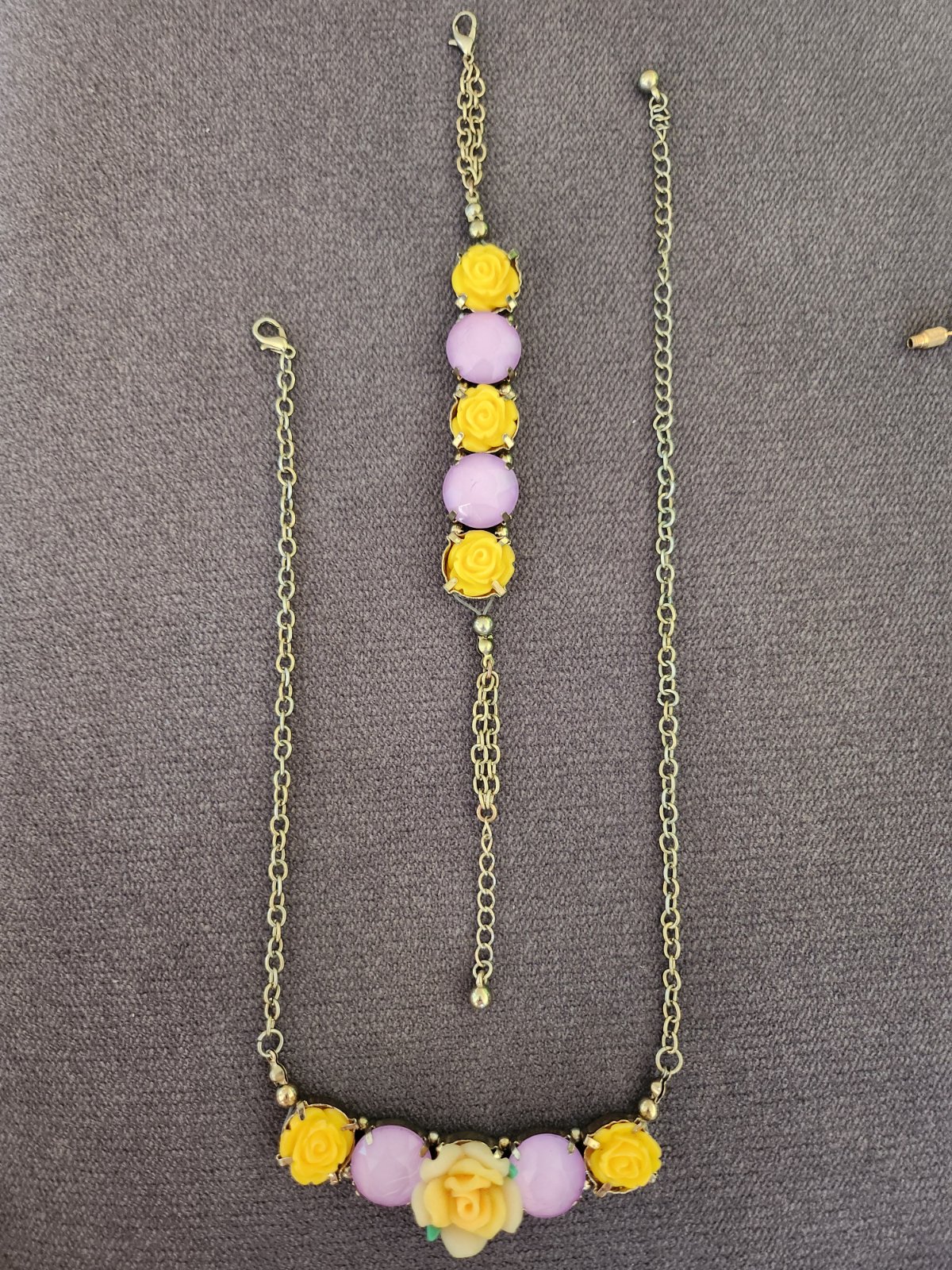 Collier et bracelet inoxydables
