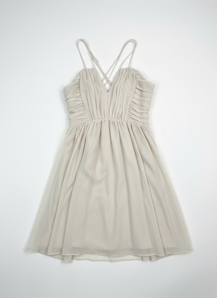 Robe soiree beige taille L