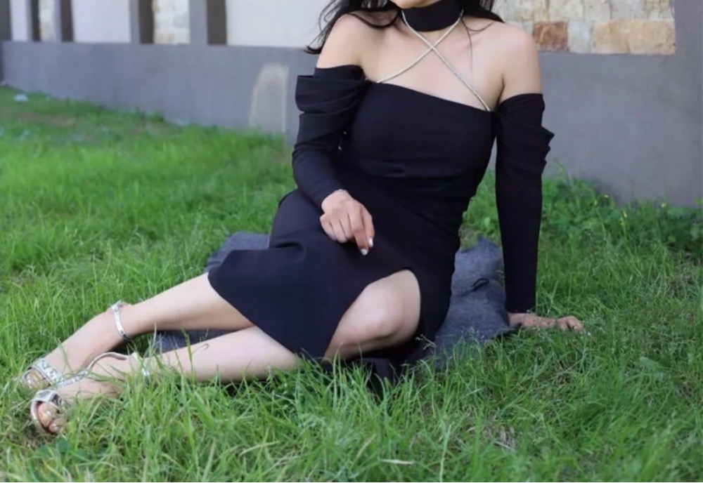 Robe noire élégante 