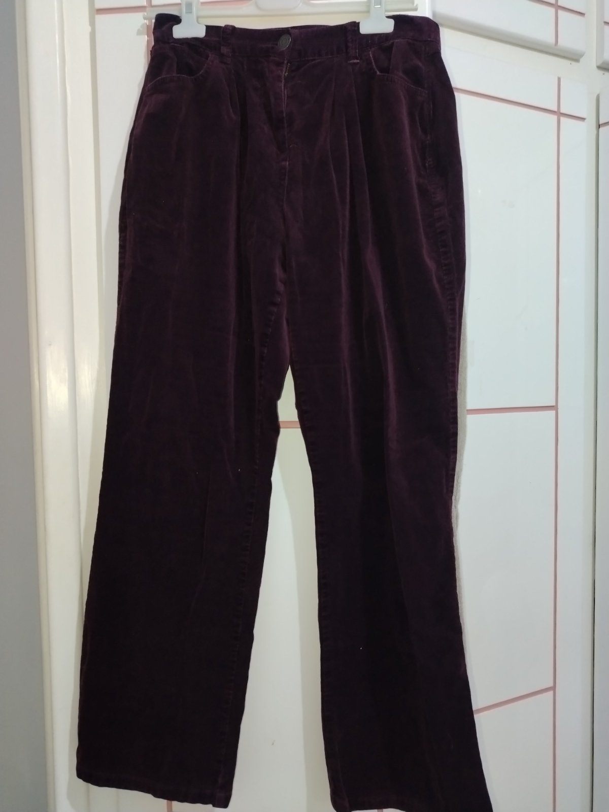 Pantalon aubergine 