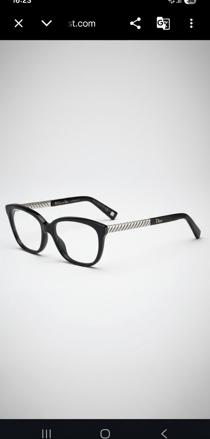 Lunettes de vur Christian Dior unisexe noir