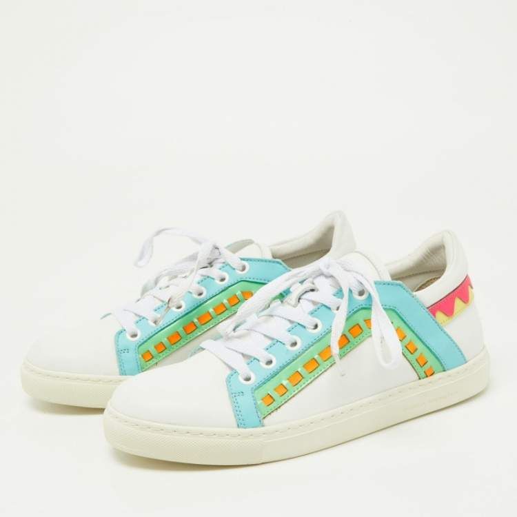 Sophia Webster Baskets Riko en cuir multicolore