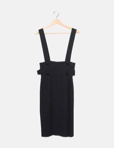 Combinaison Salopette jupe crayon caroll
