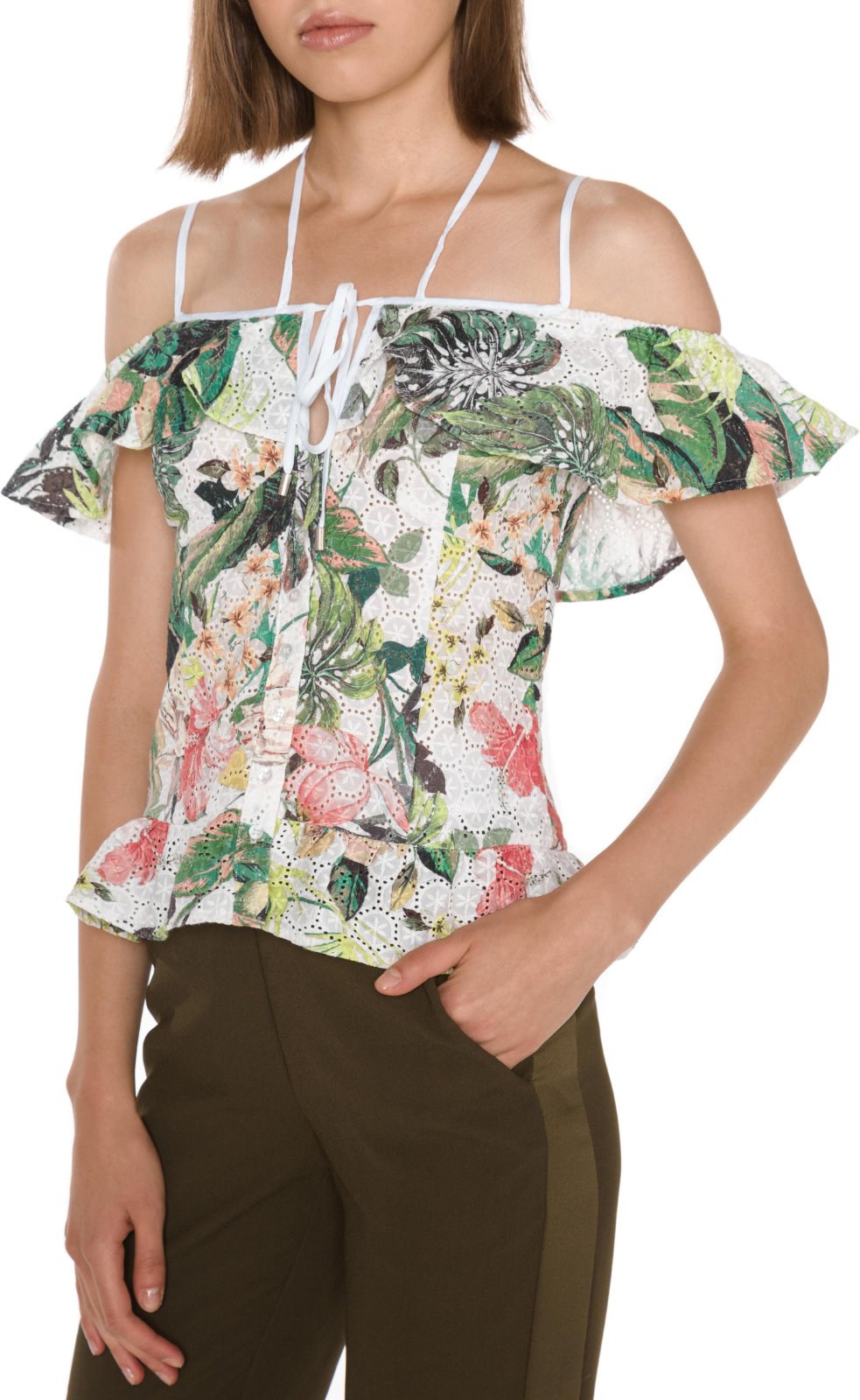 Blouse Guess en broderie anglaise 