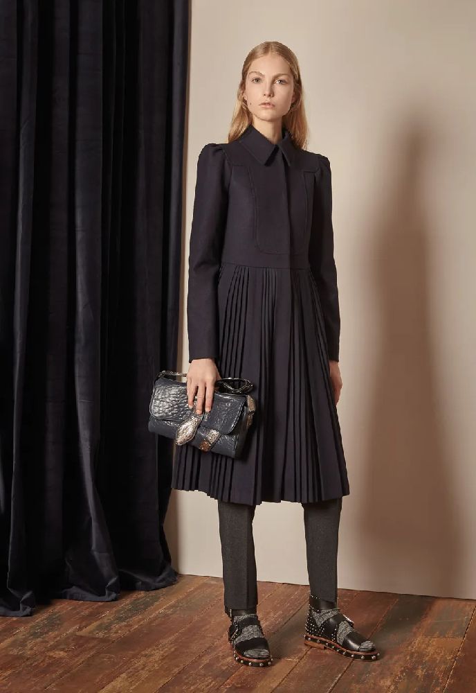 Manteau Red Valentino couleur bleu nuit
