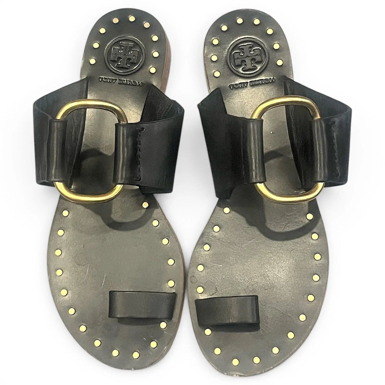 Claquettes en cuir Tory Burch