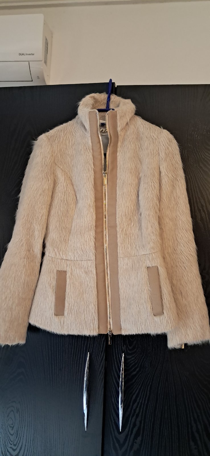Veste Elisabetta Franchi Fur Gold 
