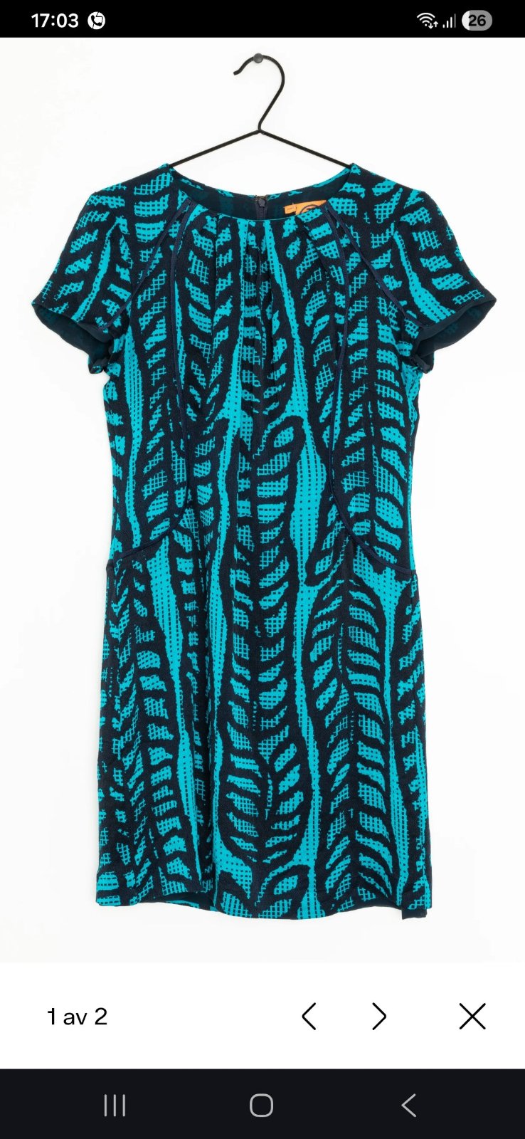 Robe en soie Tory Burch