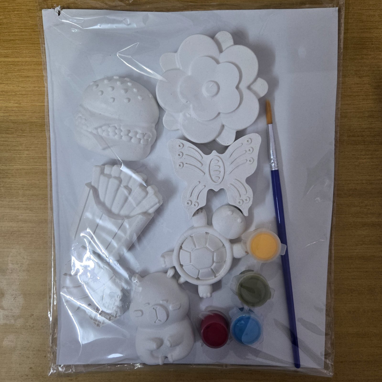 Kit de peinture de figurines en plâtre à peindre (Modèles assortis)