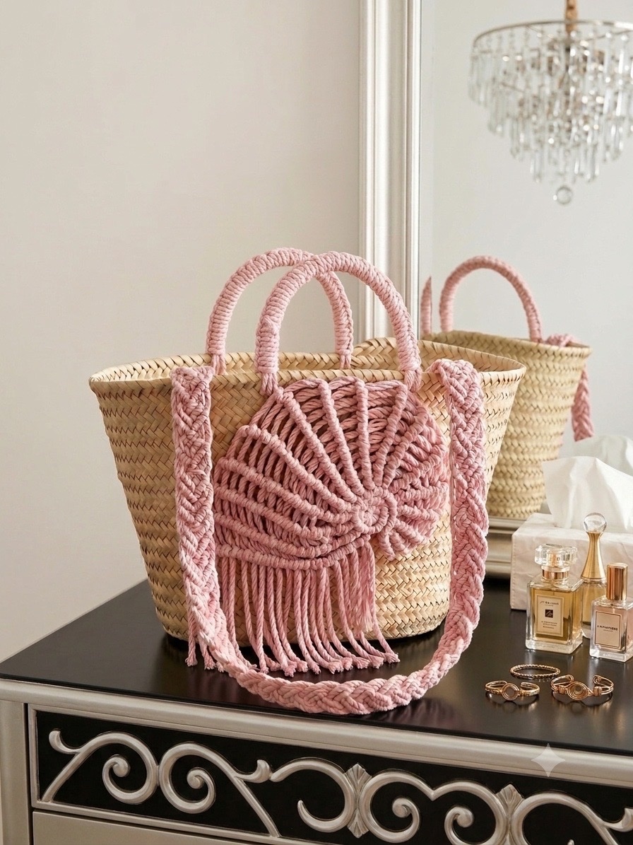 Couffin en macrame