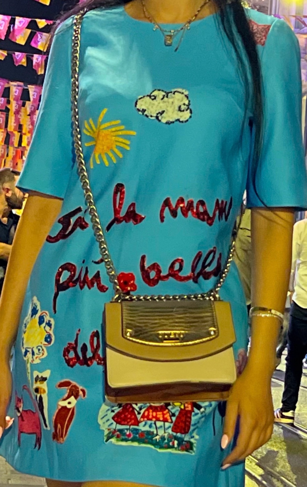 Robe bleue ciel