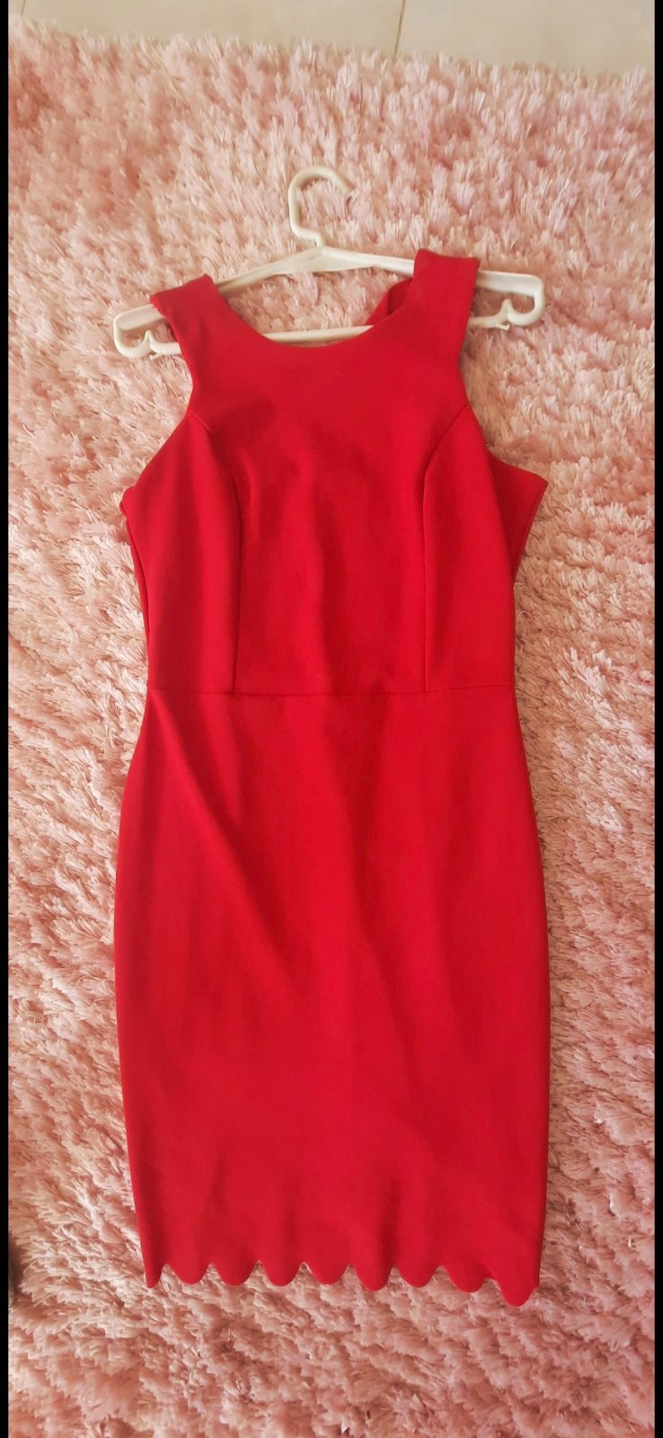 Robe Rouge droite